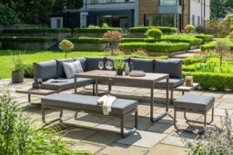 Norfolk Leisure Billingford 8 Seater Garden Corner Sofa Set - thumbnail 1
