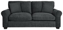 Argos Home Taylor Fabric 3 Seater Sofa - Grey - thumbnail 1