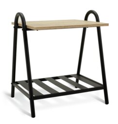 Habitat Turner Bedside Table - Black - thumbnail 1