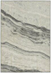 Argos Home Glam Marble Finish Grey Cut Pile Rug - 120x170cm - thumbnail 1