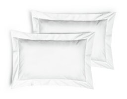 Habitat Pure Cotton 200TC Oxford Pillowcase Pair- White - thumbnail 2