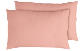 Habitat Egyptian Cotton Standard Pillowcase Pair - Blush - thumbnail 1