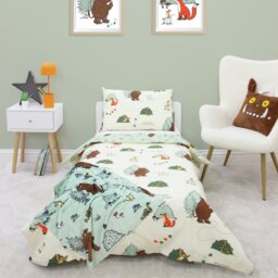 The Gruffalo Kids White & Green Bedding Set - Toddler - thumbnail 1