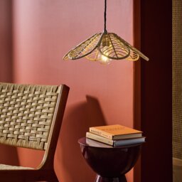 Argos Home Natural Rattan Petal Easy Fit Lampshade - 36.5cm - thumbnail 2
