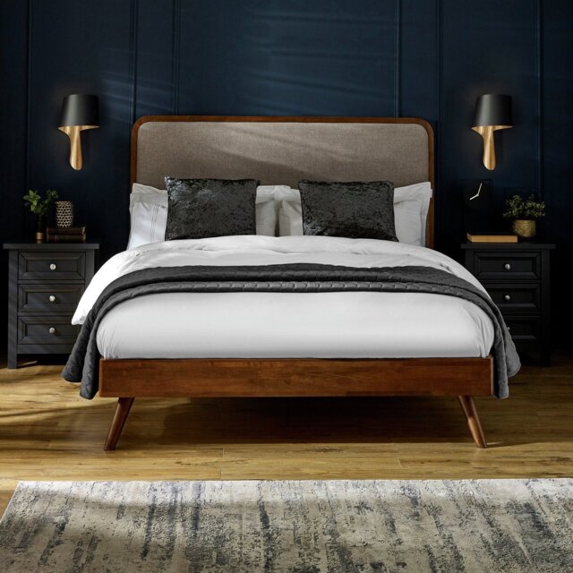 Julian Bowen Walden Kingsize Bed Frame - Walnut - image 1