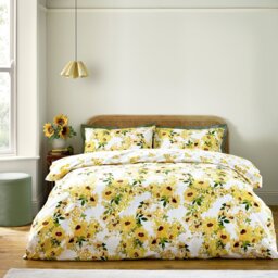 Catherine Lansfield Sunflowers Yellow Bedding Set- King size - thumbnail 1
