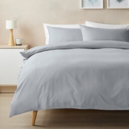Home Essentials Soft Touch Grey Bedding Set - thumbnail 1