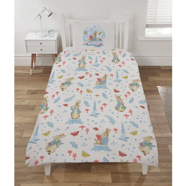 Beatrix Potter Peter Rabbit Pink Kids Bedding Set - Single - image 1