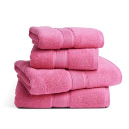 Habitat Cotton Supersoft 4 Piece Towel Bale - Raspberry