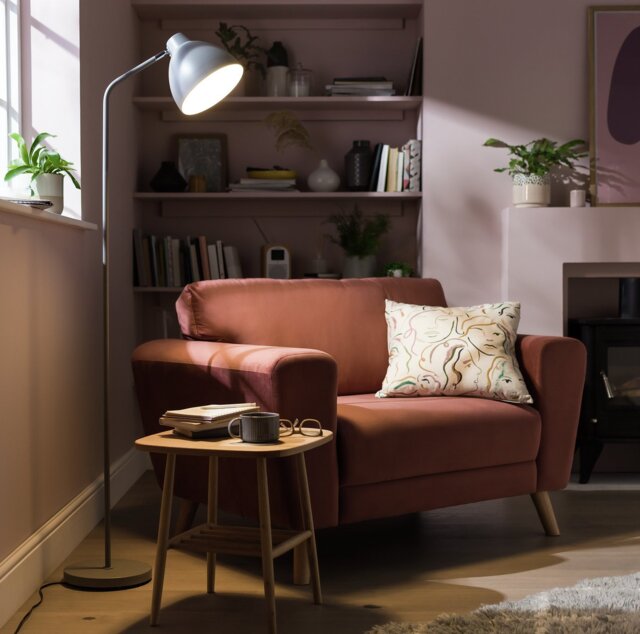 Argos Home Morlie Floor Lamp - Matt Grey - image 1