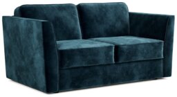 Jay-be Elegance Velvet 2 Seater Sofa Bed - Ink Blue - thumbnail 1