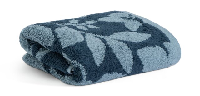 Habitat Foliage Hand Towel - Navy - image 1
