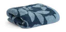 Habitat Foliage Hand Towel - Navy - thumbnail 1