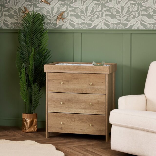 OBaby Nika Changing Unit - Oak - image 1