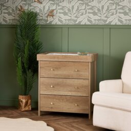 OBaby Nika Changing Unit - Oak - thumbnail 1