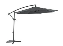 Habitat 2.5m Overhanging Garden Parasol - Black - thumbnail 1
