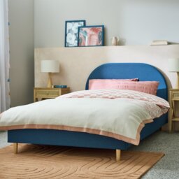 Habitat Olivia Small Double Bed Frame - Blue - thumbnail 1