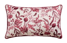 Argos Home Foilage Velvet Cushion - 50x30cm - thumbnail 2