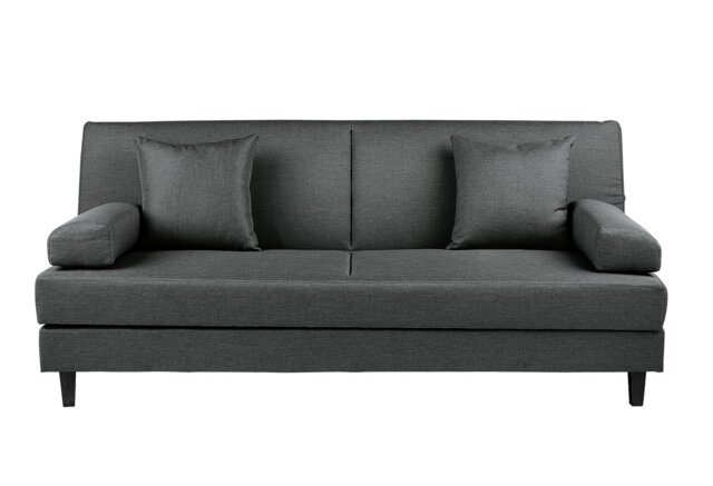 Argos Home Chase Fabric 3 Seater Clic Clac Sofa Bed-Charcoal - image 1