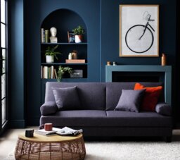 Argos Home Chase Fabric 3 Seater Clic Clac Sofa Bed-Charcoal - thumbnail 2
