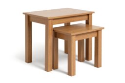 Argos Home Apley Nest of 2 Tables - Natural