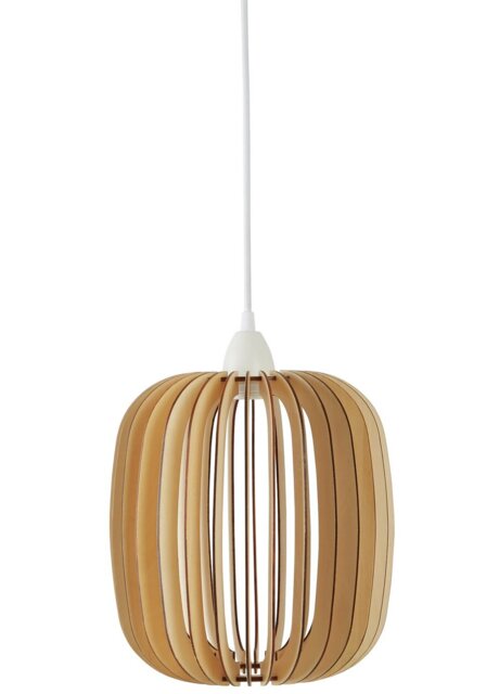 Habitat Achille Natural Wooden Easy Fit Lampshade - 26cm - image 1
