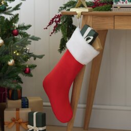 Argos Home Assorted Christmas Stocking - Red, Blue and Green - thumbnail 1