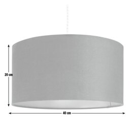 Habitat Navy Velvet Easy Fit Lampshade - 40cm - thumbnail 2