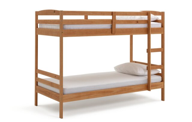 Argos Home Josie Bunk Bed and 2 Kids Mattresses - Pine - image 1