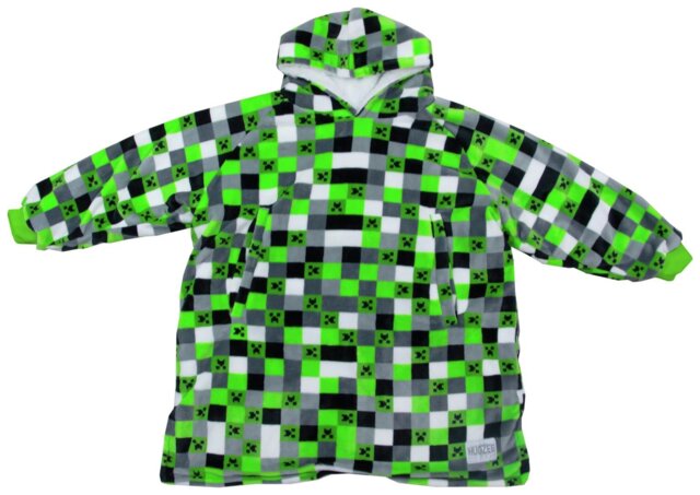 Minecraft Fleece Hooded Blanket - Medium - image 1