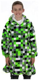 Minecraft Fleece Hooded Blanket - Medium - thumbnail 2