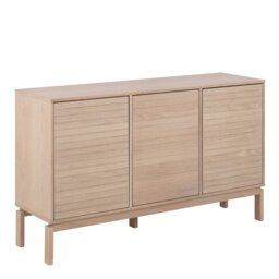 Furniture To Go Linley 3 Door 3 Shelves Sideboard - Natural - thumbnail 2