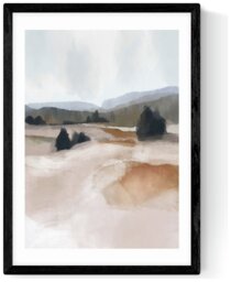 East End Prints The Ranch Black Frame Art Print - A2 - thumbnail 2