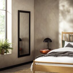 Habitat Black Full Length Wall Mirror - 150x65cm - thumbnail 1