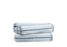 Habitat Coastal Stripe 2 Piece Face Cloth - Blue & White - thumbnail 1