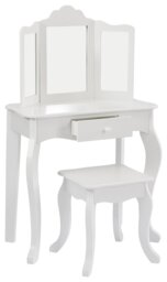 Liberty House Kids Dressing Table And Stool - White - thumbnail 2