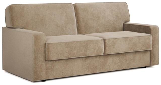 Jay-Be Linea Fabric 3 Seater Sofa Bed - Stone - image 1