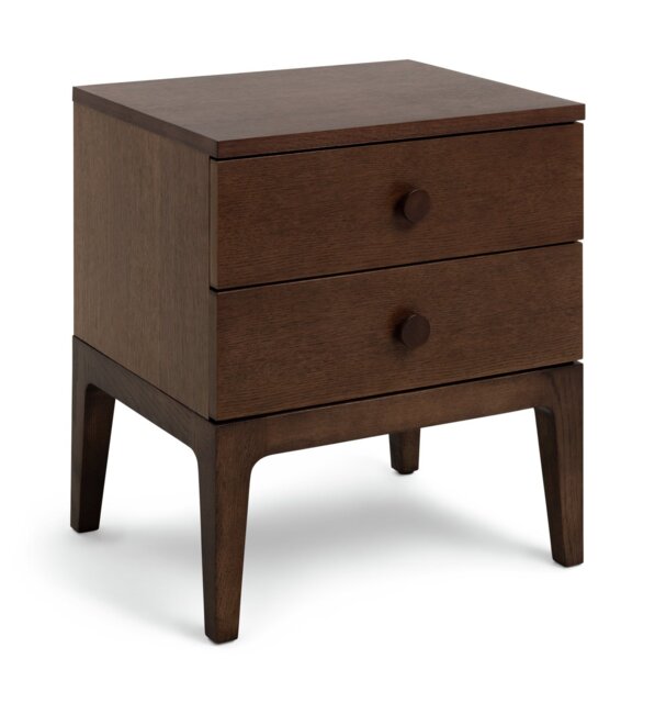 Habitat Loxley 2 Drawer Bedside Table - Walnut - image 1