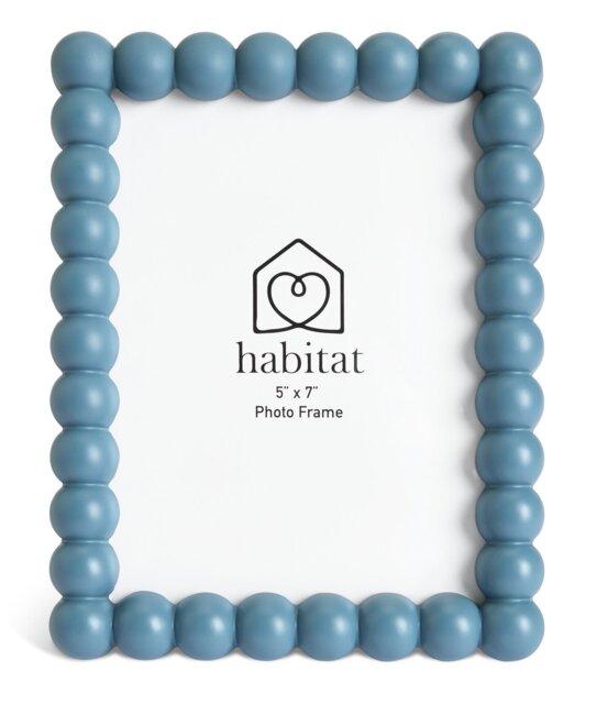"""Habitat Blue Bobble Picture Frame - 5x7"""""""