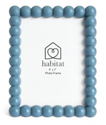 """Habitat Blue Bobble Picture Frame - 5x7""""""" - thumbnail 1