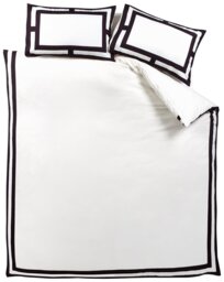 Catherine Lansfield Soft Mono Panel Cream Bedding Set - King - thumbnail 2