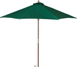 Habitat 2m Water Repellent Garden Parasol - Green - thumbnail 1