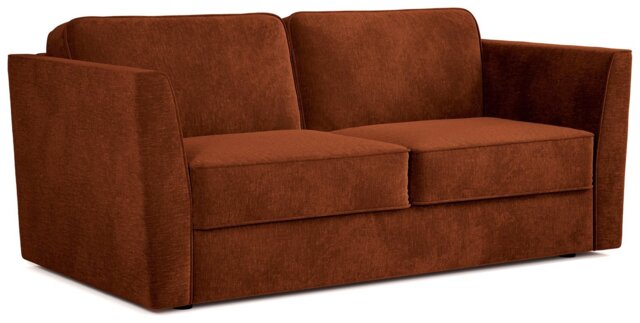 Jay-Be Elegance Fabric 3 Seater Sofa Bed - Orange - image 1