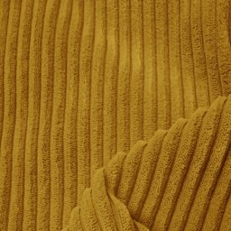 rucomfy Jumbo Cord Cube Bean Bag - Mustard - thumbnail 2