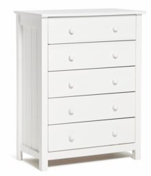 Argos Home Scandinavia 5 Drawer Chest - White - thumbnail 1