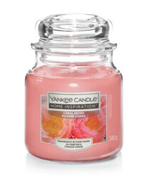 Yankee Candle Medium Scented Candle - Coral Peony - thumbnail 1
