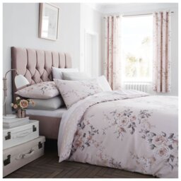 Catherine Lansfield Canterbury Blush Bedding Set - Double