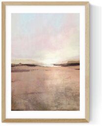 East End Prints New Dawn Oak Frame Art Print - A2 - thumbnail 2