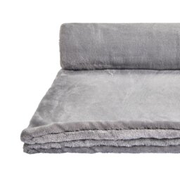 Argos Home Large Fleece Throw - Flint Grey - 200x220cm - thumbnail 2