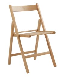 Habitat Wooden Folding Chair - Light Wood - thumbnail 1